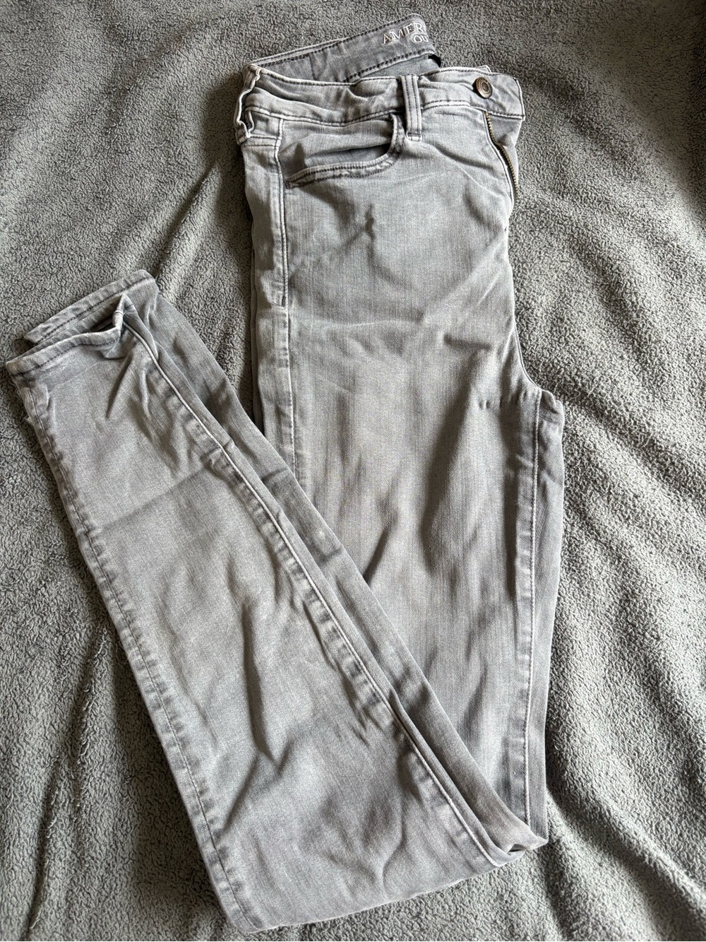 American Eagle Outfitters Deeper Gray Skinny Jeans